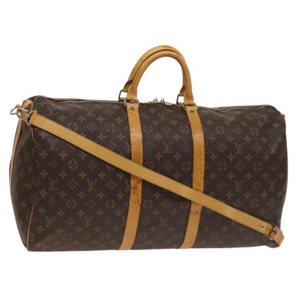 LOUIS VUITTON Monogram Keepall Bandouliere 55 Boston Bag M41414 - Picture 1 of 16